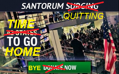 Rick Santorum exits stage left