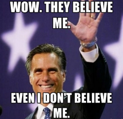 Surprise, surprise. Romney starts his general election campaign with a monstrous pack of lies