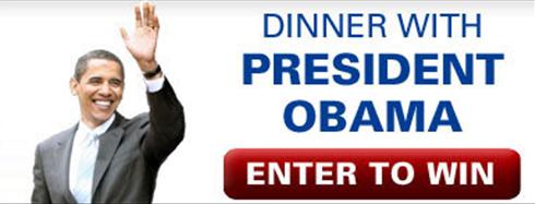 Mitt Romney copies President Obama’s “Make a donation, win dinner with me” fundraising technique