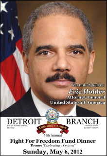 Detroit NAACP Fight for Freedom Fund Dinner features Attorney Gen. Holder, Rachel Maddow and MORE!