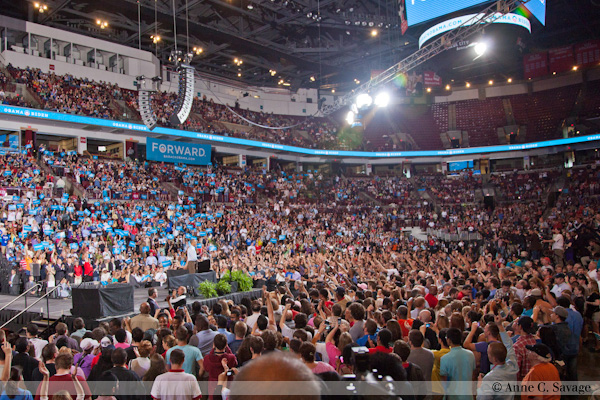 First official Obama rally of 2012 in Columbus, Ohio – PHOTOS & Interactive PANOS