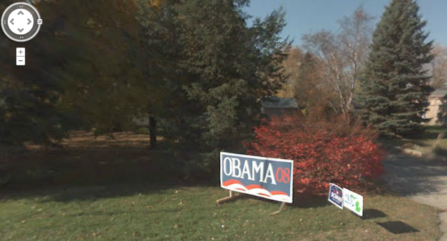 Even Google Maps knows I’m an Obama supporter
