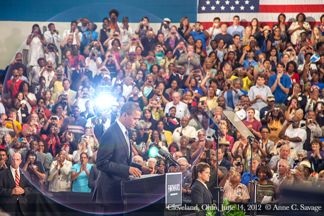 Photos and quotes from President Barack Obama’s speech in Cleveland Ohio